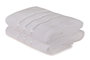 Mijölnir Dolce Juego de Toallas de Baño Blanco (2 Piezas) de Microalgodón